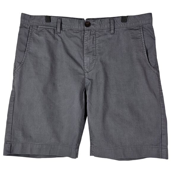 SURFSIDE SUPPLY COMPANY MEN'S ANDREW STRETCH TWILL GRAY 8" SHORTS SIZE 36 - Picture 1 of 11